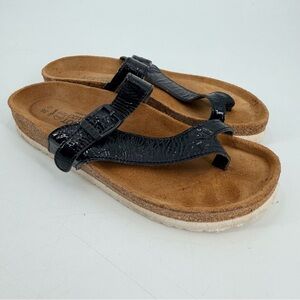 NAOT Black Tahoe Comfort Sandals 38